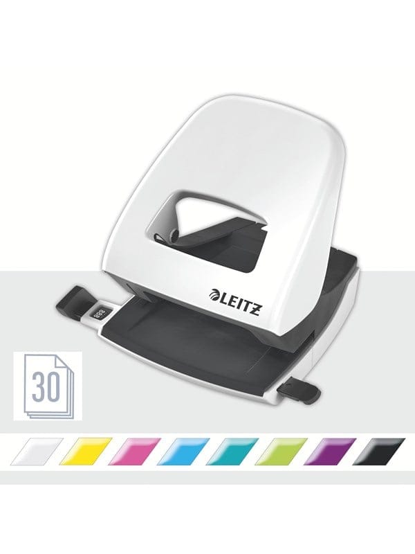 Locher NeXXt wow 5008 8cm 30 Bl. (80 g/m²) mit Anschlagschiene weiß
