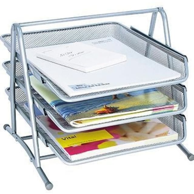 Briefablage ® office din C4 Metall Farbe: silber ® office din C4 Metall Farbe: silber
