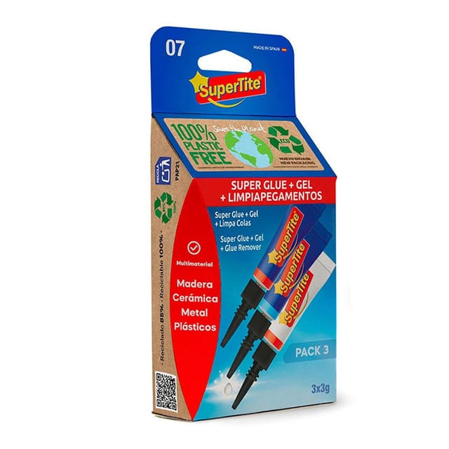 Instant Kit + Gel + Cleanser Blister 3x3g 2507 Supertite
