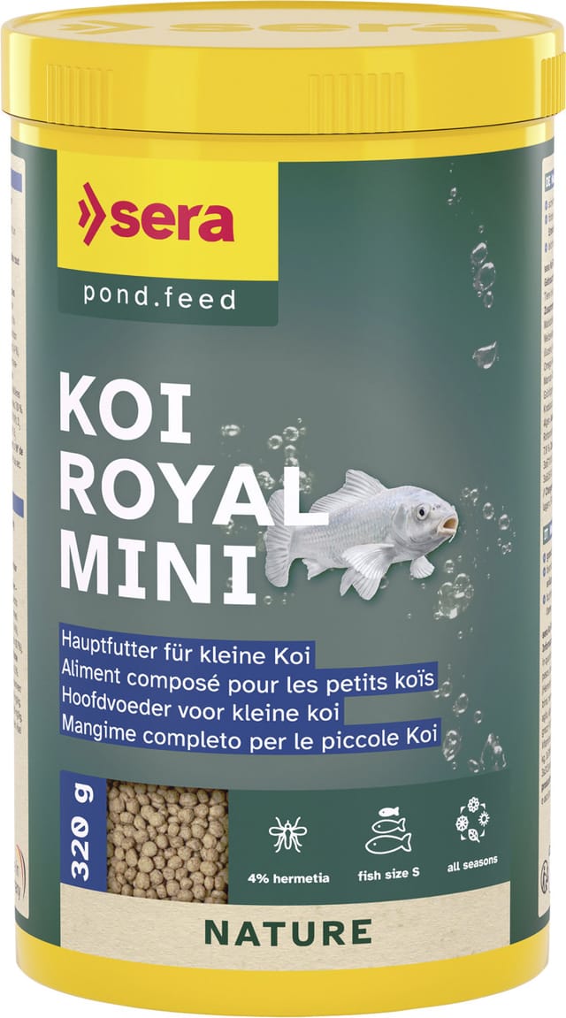 Sera Koifutter Royal Mini für kleinere Koi 1 L Teichfutter