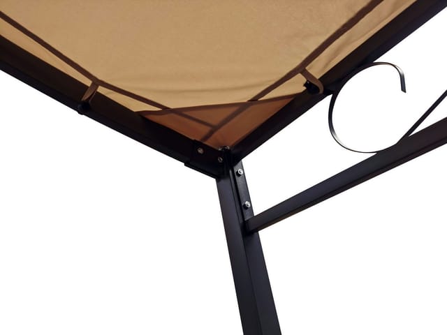 Quick-star - Ersatzdach 250x300cm Pergola Terrassenüberdachung Sand