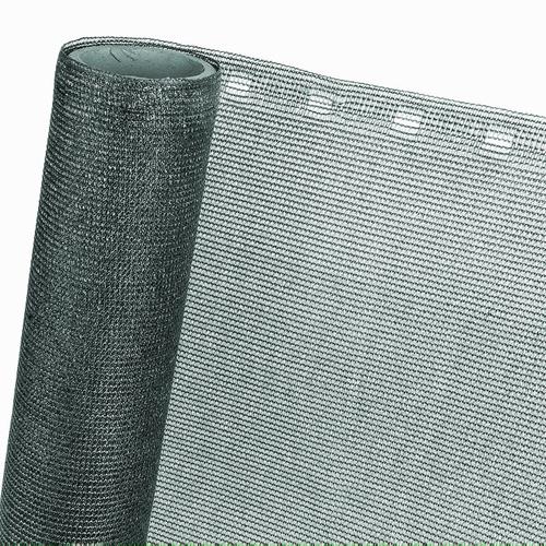 Haga - Zaunblende Sichtblende Schattiernetz 85% in 0,9m Br. anthrazit (Meterware)