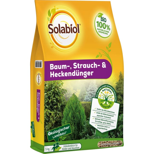 Baum-, Strauch- & Heckendünger - 5 kg - Solabiol