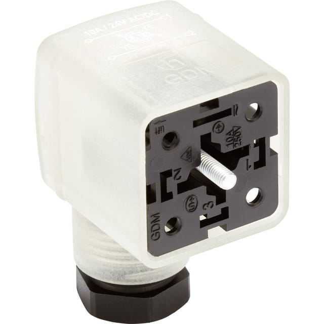 Lumberg Automation - Ventilsteckverbinder Serie GDM21F6 Transparent GDM21F6-V28-10D 934888137 Inhalt: