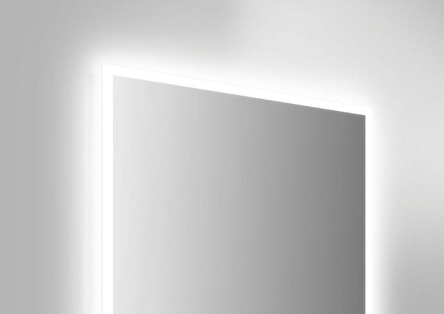 Talos - Badspiegel mit Beleuchtung Badezimmerspiegel 50 x 70 cm - led Spiegel mit Lichtumrahmung - feuchtraumgeeignet durch Aluminiumrahmen