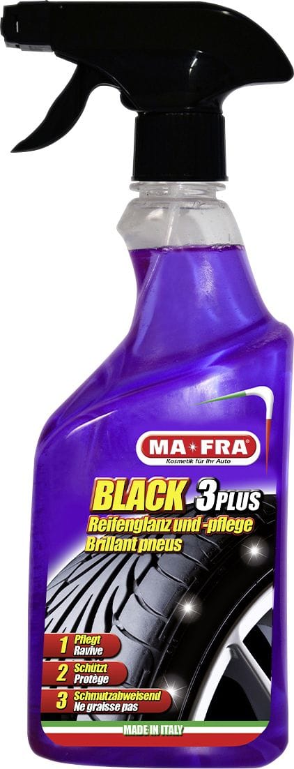 Reifenglanz und -pflege Black 3Plus 500ml - Mafra
