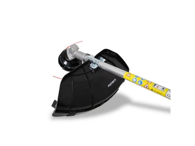 Benzin Motorsense FX-MS125 – 25,4 ccm / 1PS Leistung – 2-Takt Rasentrimmer nur 5,5kg – Freischneider mit 305mm Schnittbreite – Trimmer mit Faden und