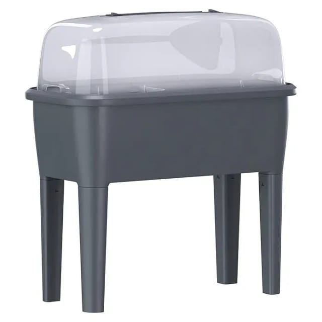 Prosperplast Gewächshaus RESPANA PLANTER SET Anthrazit 77 cm