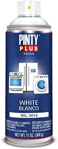 Sprühfarbe PintyPlus Tech Appliances Weiß RAL 9016 520cc