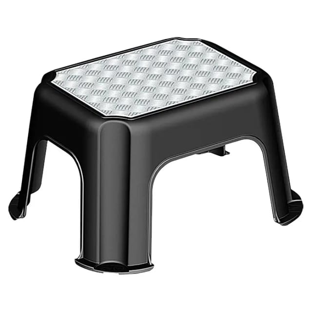 Rotho - Trittschemel Paso Tritthocker Fußhocker Anti-Rutsch Hocker