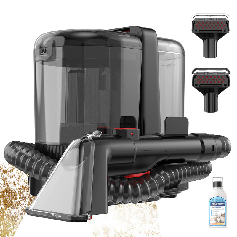 C2 Teppichreiniger, 25 Kpa, 1.400-milliliter-frischwassertank Und 800-milliliter-schmutzwassertank, Selbstreinigungsfunktion, Geeignet Für Sofas, Matratzen, Vorhänge Und Hartböden