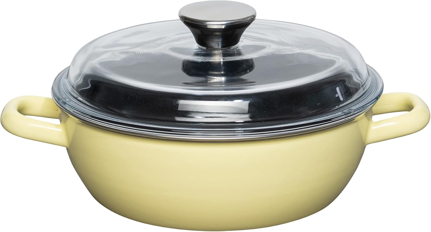 Riess Schmorpfanne Hoch Mit Glasdeckel 20 Cm – Lemon