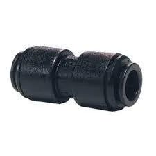 John Guest Speedfit - Gleichmäßige schwarze Acetalmuffe Durchmesser 12mm.