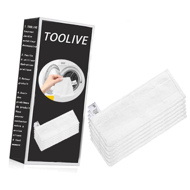 5 Mikrofaser-Tuchset Kompatibel für Kärcher Dampfreiniger Zubehör EasyFix sc 2, sc 3, sc 4, sc 5 Bodendüse, Waschbar
