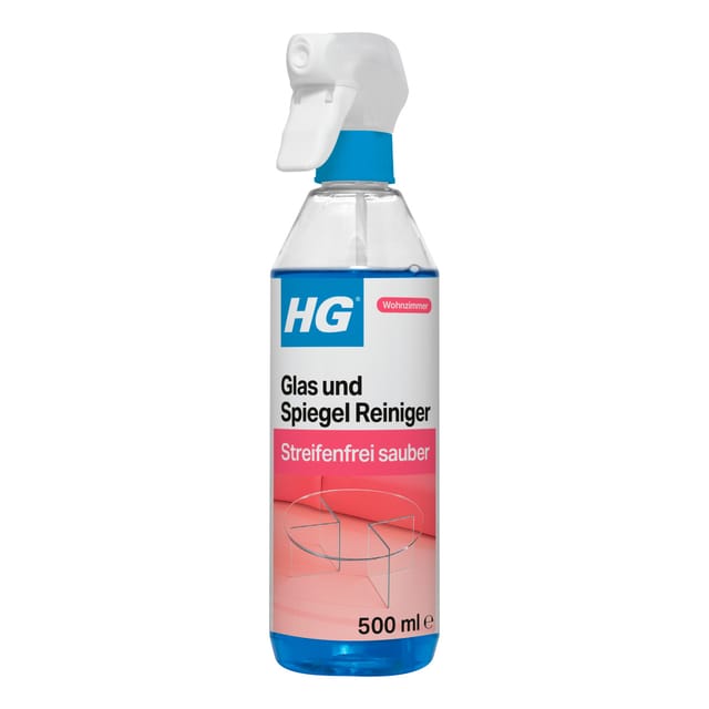 HG - Glas & Spiegelreiniger 500 ml Fensterreiniger Glasscheibenreiniger Spray