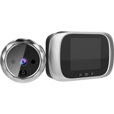Digital Door Viewer Camera De Porte Sonnette De Porte Écran Lcd 2,8 Pouces Vision Nocturne Photosurveillance Numérique De Porte Pour La Sécurité À La Maison