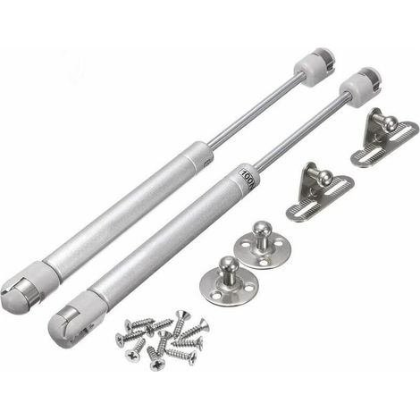 – 100-n-gasfedern Für Möbel – 2er-pack – Länge 263 Mm, Komprimiert 170 Mm – Dämpfer Für Holz- Und Aluminiumtüren