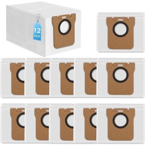 12 Staubsaugerbeutel Für Dreame L10s Ultra/l10 Ultra/l20 Ultra/xiaomi X10+/x20+ Staubsauger, Ersatz-staubbeutel Für Dreame L10s Ultra, Zubehör Mit Großem Fassungsvermögen