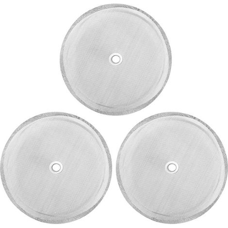 3er-pack Ersatzfilter Für 10,2 Cm French-coffee-maschinen, Edelstahlgewebe, Passend Für 1000 Ml / 963,9 G / 8 Tassen French-coffee-maschinen - Rapanda