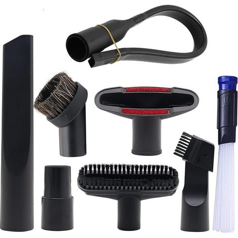 Set Mit 8 Staubsaugerbürsten 1 1/4" 1 3/8