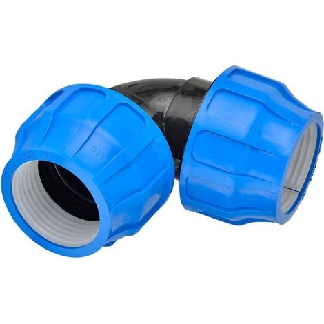 Gleicher Pe-winkel Für Wasser- Und Bewässerungsschläuche. Hochdruck-polyethylen-fitting. Sichere Verbindungen Für Garten, Gemüsebeet Und Landwirtschaft (1 Stück, 40 Mm).