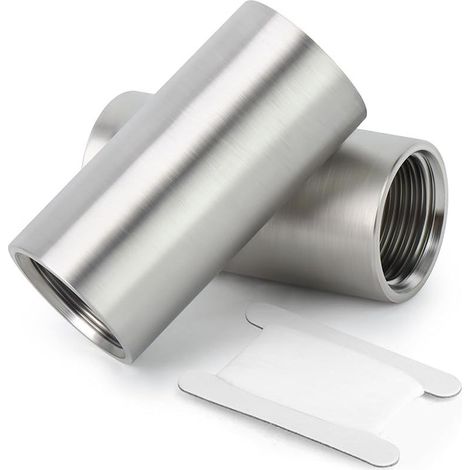 Satz Mit 2 Edelstahl-rohrverschraubungen 304 — 50 Mm Gewindenippel (3/4" Innengewinde X 3/4" Innengewinde Bsp)