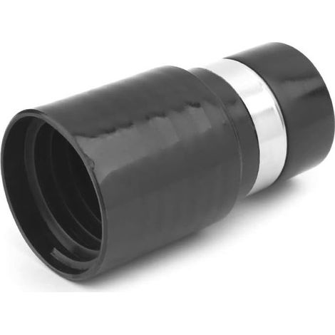 Schlauchadapter Für Zentralstaubsauger Aus Schwarzem Kunstleder, 32 Mm Innendurchmesser, 37 Mm Außendurchmesser, 1 Stück