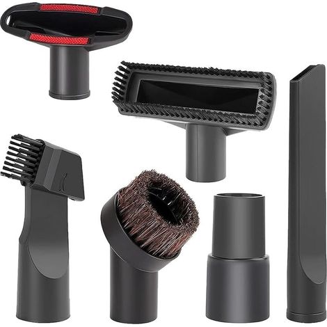6-teiliges Staubsauger-zubehörset: Universal-staubsaugerdüse, Universal-staubsaugerbürste Mit 32-mm-auf-35-mm-adapter