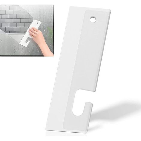 Duschabzieher, Autofensterabzieher, Kleiner Abzieher Für Glasduschtüren, Autofenster, Spüle, Küchenarbeitsplatte, Waschbecken Usw. (weiß)