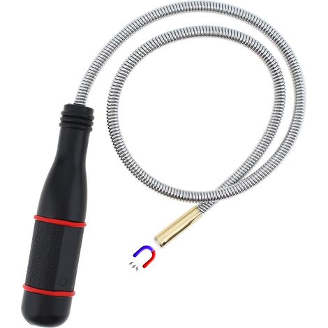 Magnetisches Aufnahmewerkzeug, 60 Cm Flexibler Mechanischer Magnet, Starker Magnet, Magnetischer Bergungsstab Zum Aufheben Von Kleinteilen, Metallgegenständen Und Autoteilen