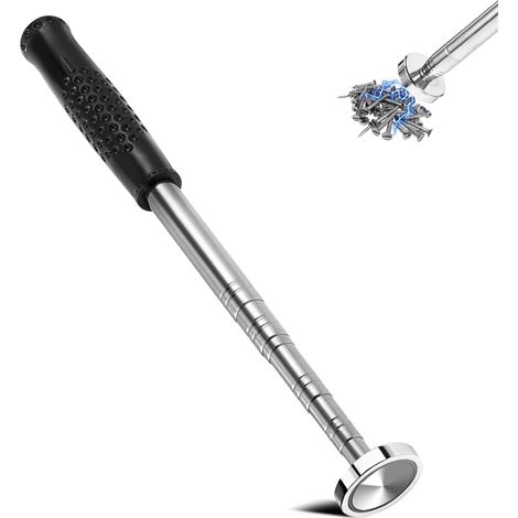 Teleskopmagnet, Magnetischer Aufnehmer, Ausziehbar Von 23 Bis 104 Cm, Maximale Tragkraft Ca. 16 Kg, Magnetische Teleskopstange, Magnetstab, Magnetisches Aufnehmwerkzeug Für Nägel