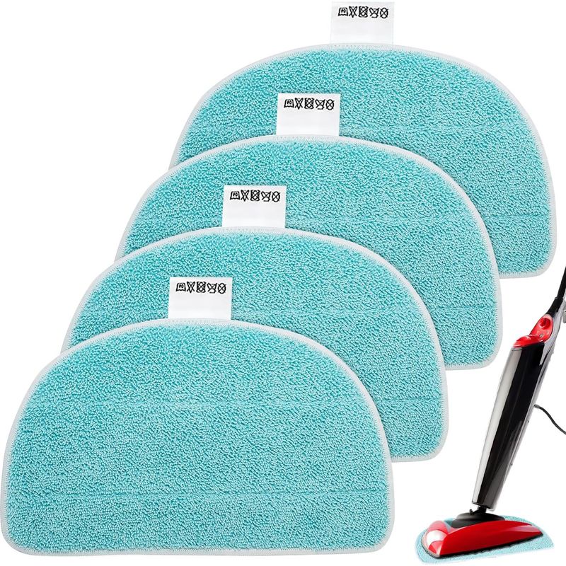 Leifheit Cleantenso 4 Stück 32 X 19,5 Cm Dampfmopp-pads Leifheit Cleantenso Power 2.0 Mikrofaser-ersatztuch Für Fliesen, Parkett Und Hartböden