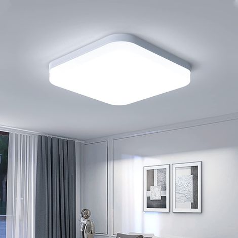 Led-deckenleuchte, 23 Cm, 6500 K, 3240 Lm, 36 W, Quadratisch, Moderne Innenbeleuchtung, Deckenleuchte Für Badezimmer, Wohnzimmer, Küche, Schlafzimmer Oder Sofa