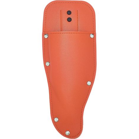 Etui Aus Pu-leder Für Gartenscheren, Orangefarbenes Werkzeugetui Aus Leder, Gürteltasche, Schutzhülle Für Scheren, Etui Für Gartenscheren, Scheide Für Gartenscheren