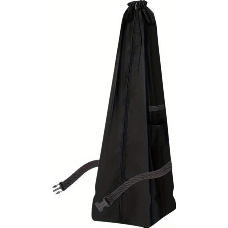 Wasserdichte Aufbewahrungstasche Für Vertikale Staubsauger (210d Oxford) Mit Zusätzlicher Tasche, Große 132-cm-staubsaugerabdeckung Für Bodenstaubsauger, Schwarz