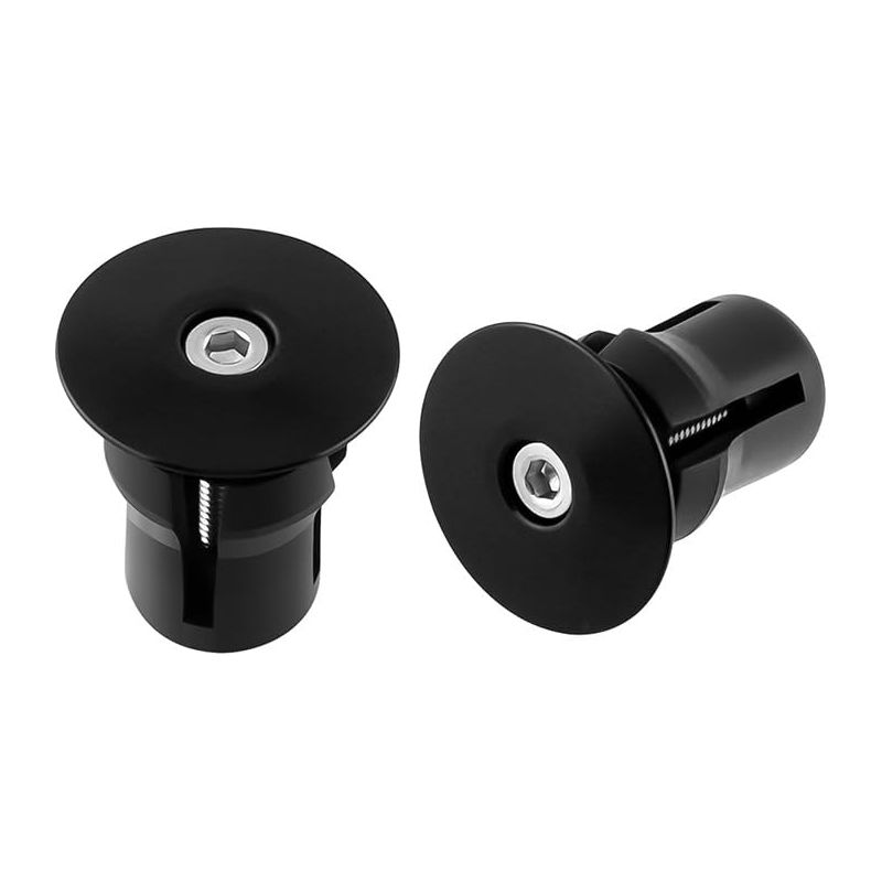 Lenkerstopper Aus Aluminium, Fahrradlenker-endkappen (schwarz) Leichte Und Robuste Lenkerendkappen Für Mountainbike, Rennrad Und Citybike, Passend Für Griffe Mit 17–2,2 Cm Durchmesser