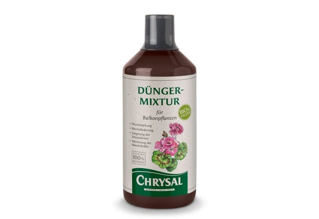 Chrysal - Vegane Bio-Dünger-Mixtur für alle Balkonpflanzen - 1000 ml