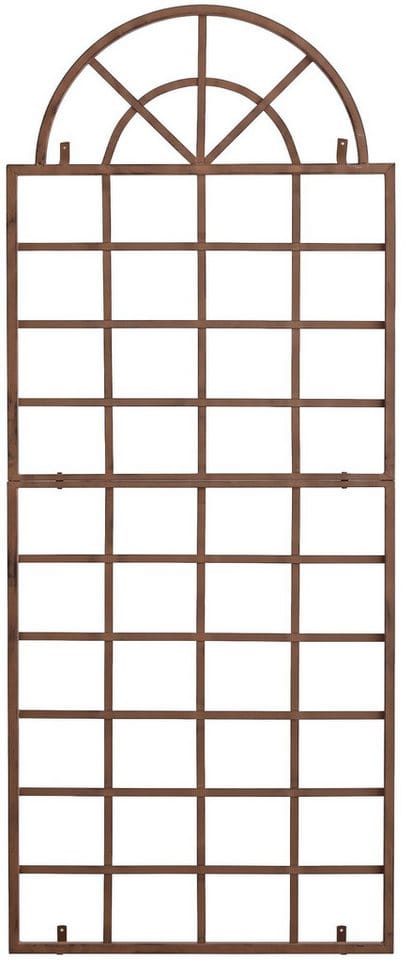 2er Set Rankgitter Viva Wandbefestigung antik braun