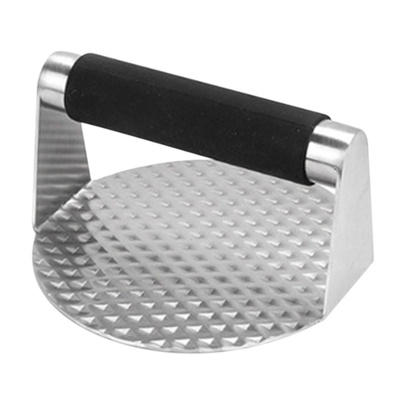 Fleischpresse Aus Edelstahl, Hamburgerform, Grillwerkzeug Edelstahl, Silber