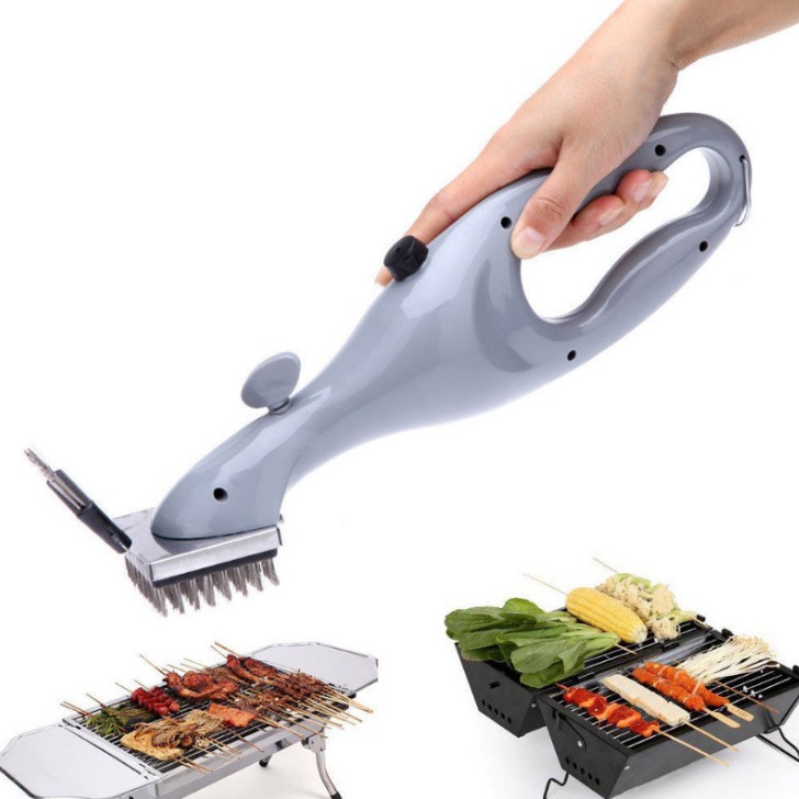 Grillbürste Für Außengrills, Tragbare Dampfgrillbürste Aus Edelstahl, Dampfbürste Zur Tiefenreinigung Von Grills Aus Stahl, Gusseisen Und Keramik.