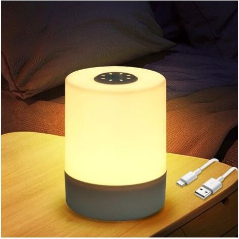 Kabellose, Per Touch Einstellbare, Usb-aufladbare Led-nachttischlampe Für Camping