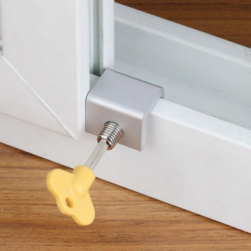 Robuste Fensterrahmenbegrenzer Aus Aluminiumlegierung Erhöhen Die Sicherheit Im Haus Und Für Kinder. 8er-pack.