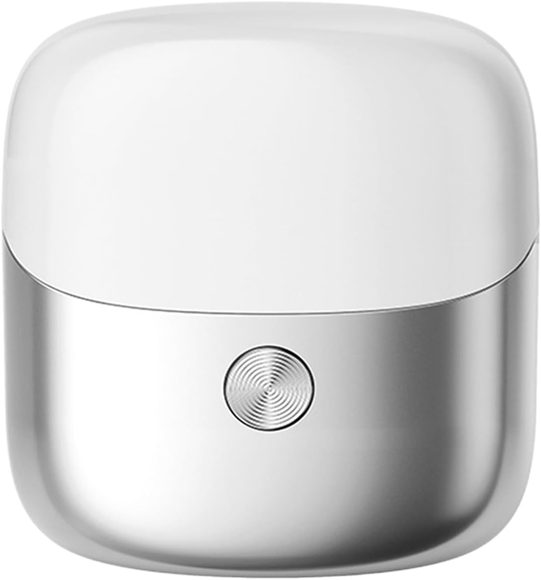 Elektrischer Herrenrasierer – Nass- Und Trockenrasierer – Usb-aufladung – Ipx7 Wasserdicht – Für Zuhause – Reisen – Geschäftsreisen – Und Als Geschenk (silber)