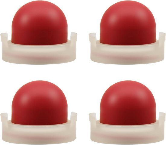 4-teiliges Set Roter 694394 Vergaser-kraftstoffstarterbirnen Für Rasenmäher Und Kettensägen
