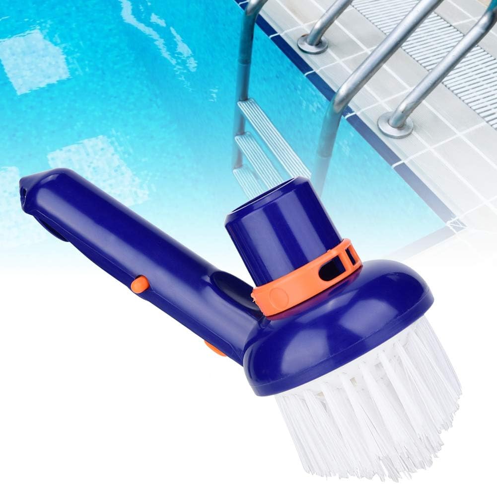 Poolreinigungsbürste, Eckreinigungsbürste Mit Nylonborsten, Für Schwimmbäder, Whirlpools Und Eckdüsen, Praktisches Poolzubehör
