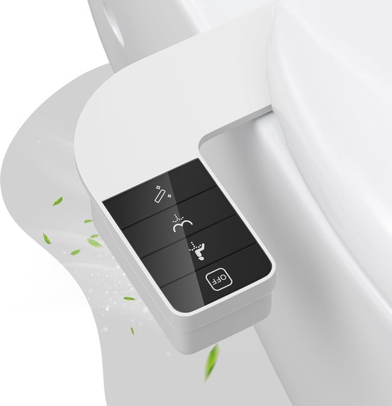 Manueller Smart-wc-sitz, Zwei Sprühdüsen, Selbstreinigungsfunktion, Drei Einstellbare Wasserdruckstufen, Nicht Elektrisch, Ultradünn, Einfache Installation