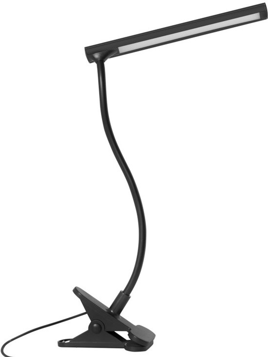 Klemmbare Schreibtischlampe, Led-büro- Und Leselampe, 3 Beleuchtungsmodi, 360° Flexibel