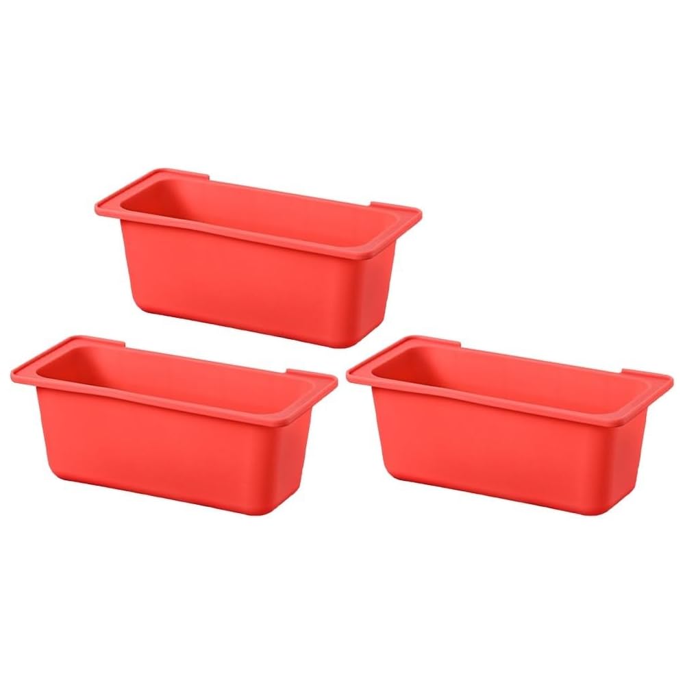 3er-pack Grillabtropfgestell Für Effizientes Grillen Im Garten (rot)