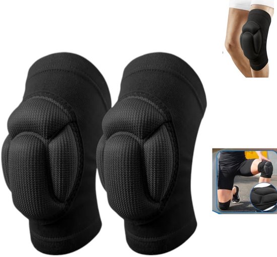 Volleyball-kniebandage (1er-pack) – Größe M – Schwarze Kompressionsbandage Bei Arthritis Und Patellaluxation