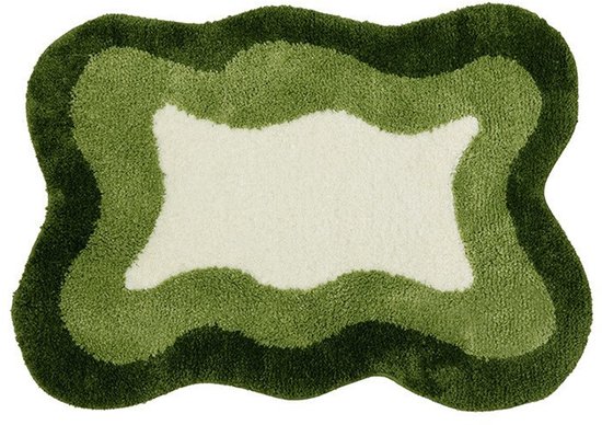 Rutschfeste Badematte – Grüner Farbverlauf – 40 X 60 Cm